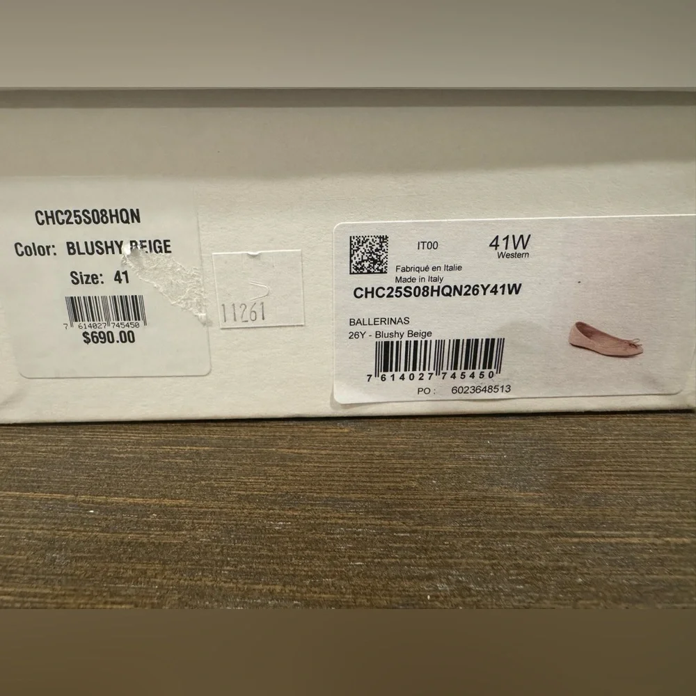 Chloé Iris leather ballet flats. Pink Blush. Size 41 New in Box. Authentic
